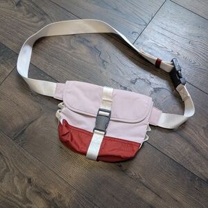 J. Crew Montauk Belt Bag in Recyled Nylon - Fanny Pack - Mauve Wild